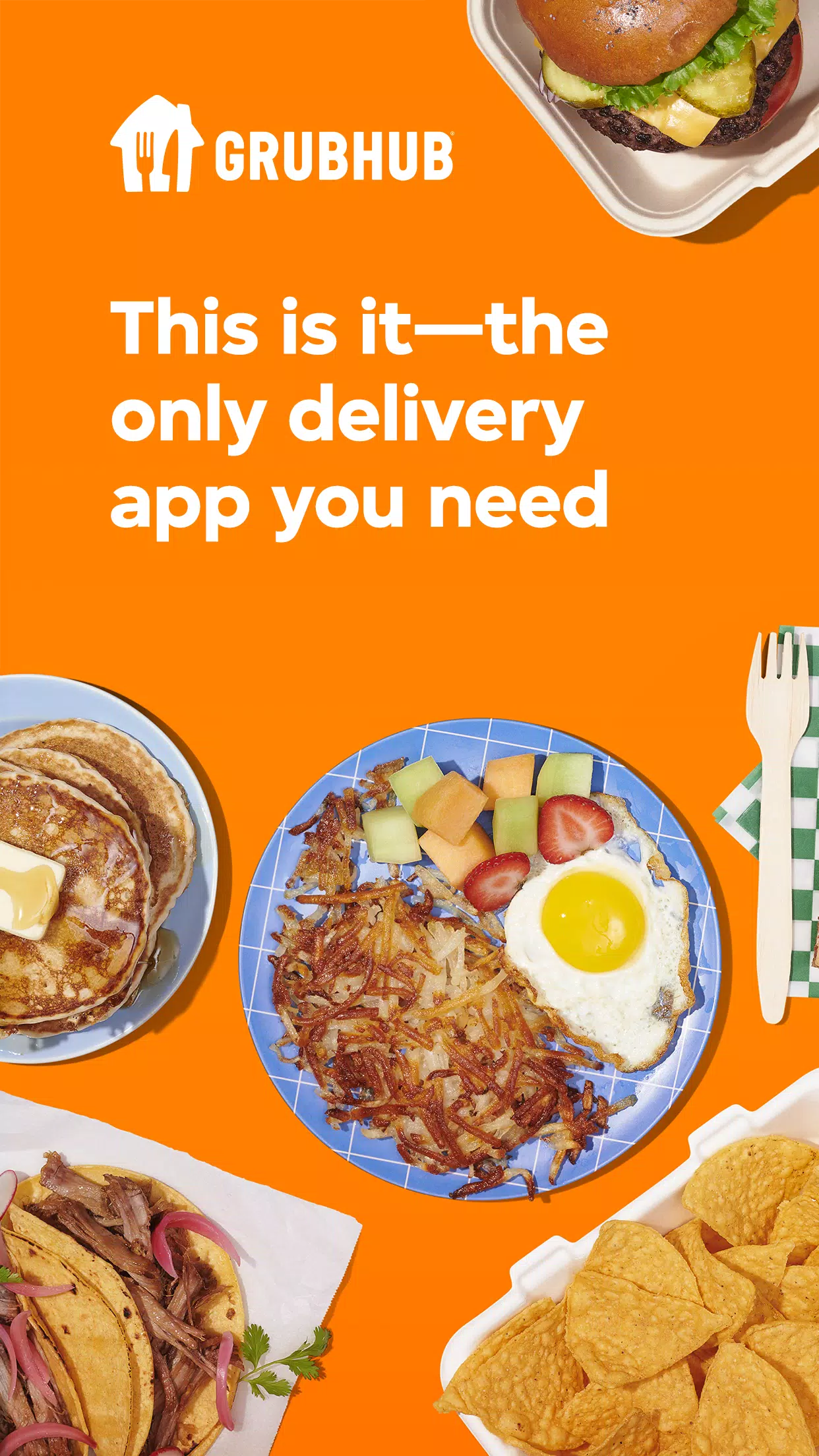 Grubhub: Food Delivery Captura de tela 0