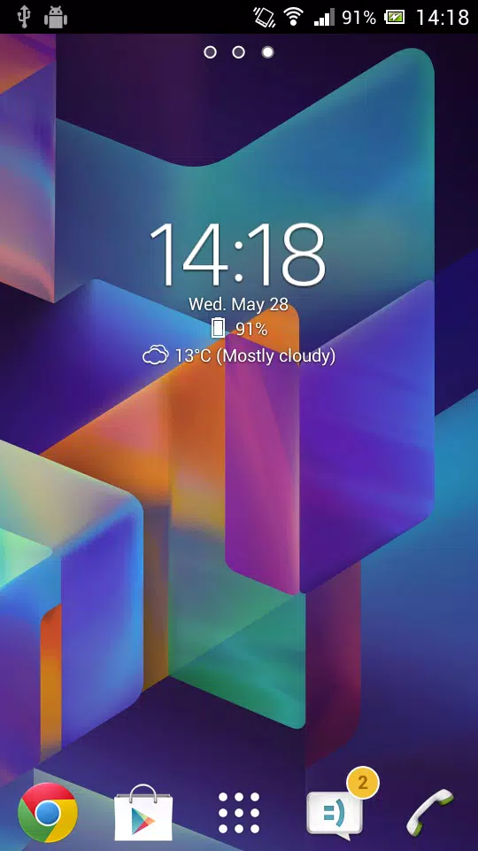 Digital Clock & Weather Widget应用截图第0张