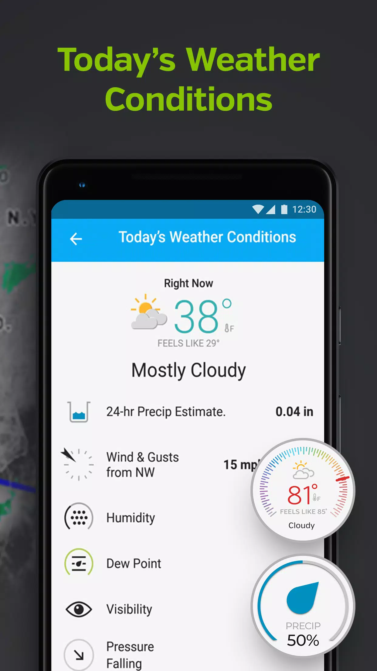 Schermata Weather data & microclimate : 2