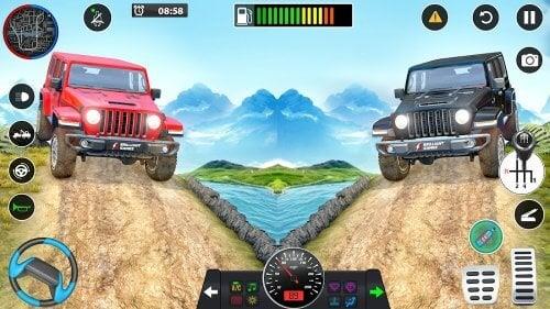 Offroad Jeep Driving Games 3D स्क्रीनशॉट 1