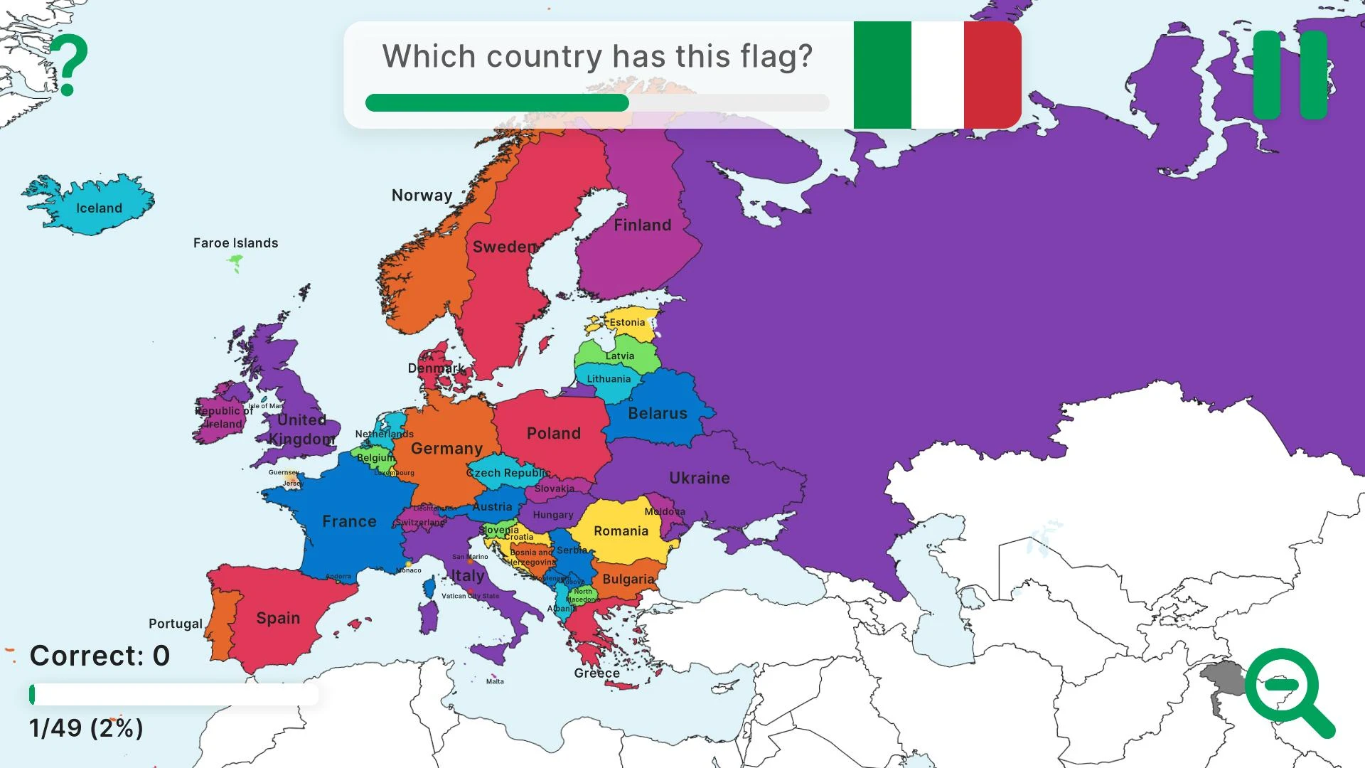 StudyGe Geography capitals flags countries Screenshot 0