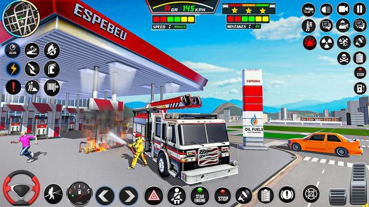 Firefighter: FireTruck Games ภาพหน้าจอ 3