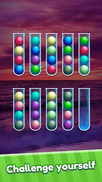 Ball Sort Puzzle Color Sort Mod Capture d'écran 1