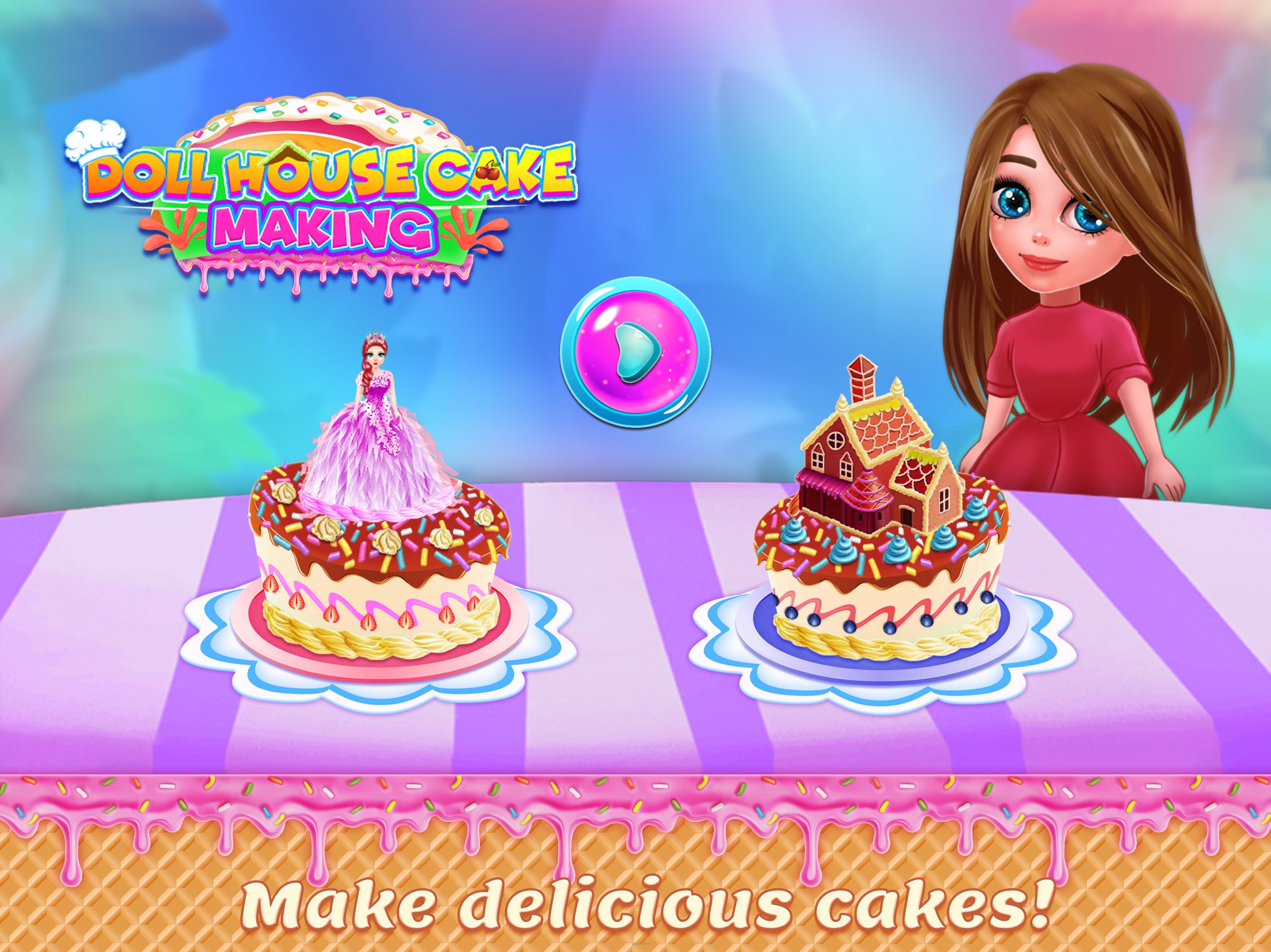 Doll House Cake Maker Game স্ক্রিনশট 2