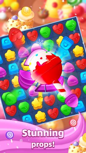 Sweet Candy Cat Puzzle Game Capture d'écran 1