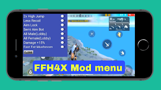 ffh4x mod menu for f fire 스크린샷 1