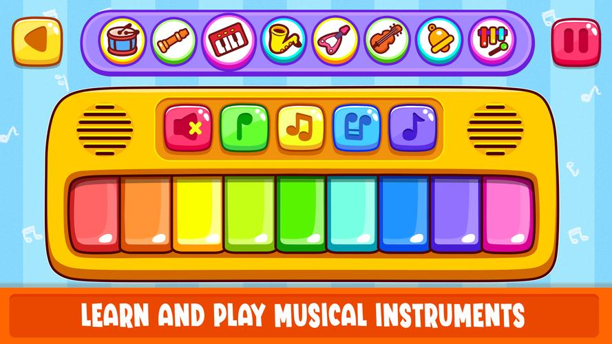 Piano Kids Toddler Music Games应用截图第0张