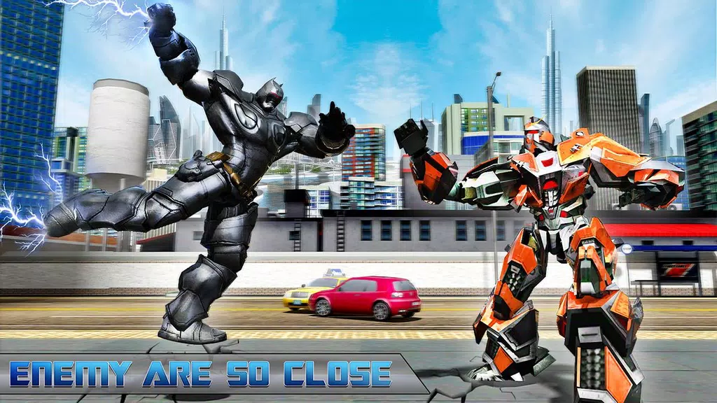 Schermata Flying Rope Hero Robot Fight Simulator 3
