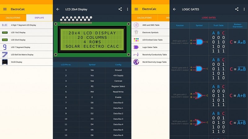 ElectroCalc স্ক্রিনশট 2