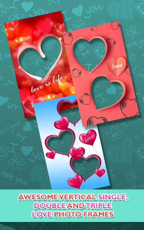 Love Photo frames Collage স্ক্রিনশট 2