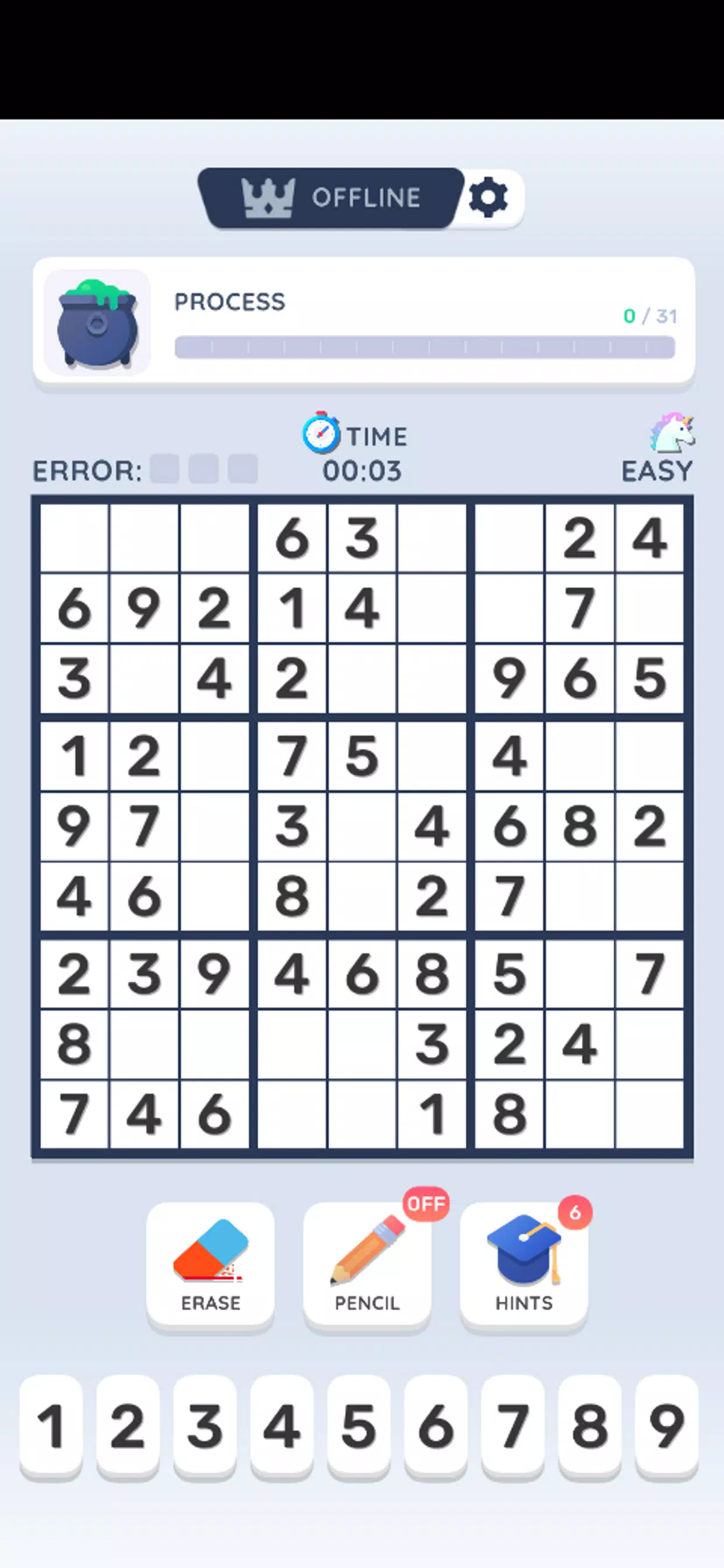 Sudoku Online Zrzut ekranu 1