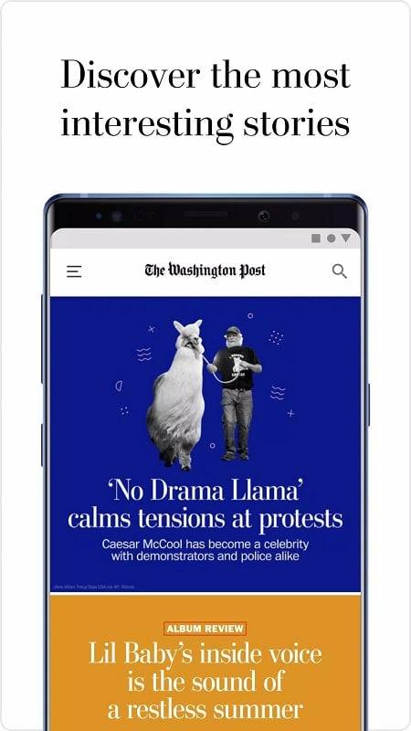 Washington Post Zrzut ekranu 2