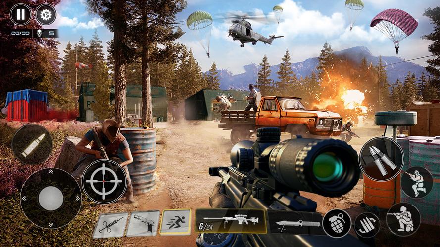 Battle Shooting FPS Gun Games 스크린샷 1
