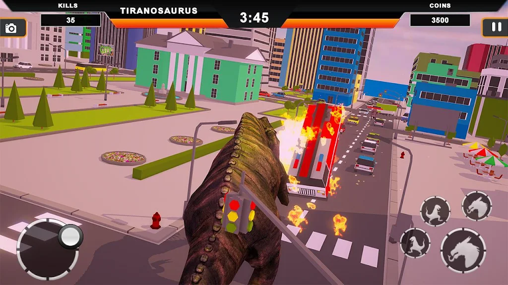 Dinosaur Rampage: Dino City Rampage Simulator Screenshot 3