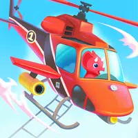 Dinosaur Helicopter Kids Games