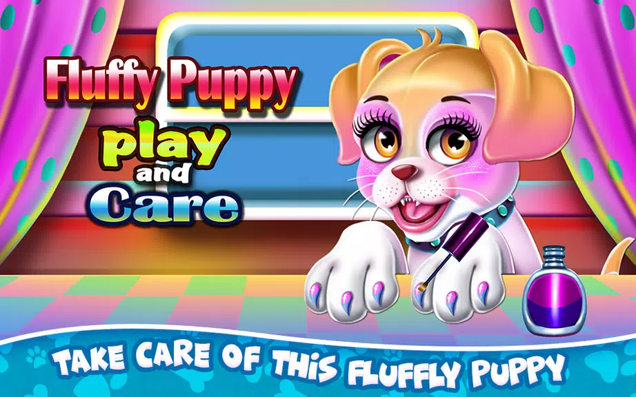 Fluffy Puppy Play and Care Capture d'écran 0