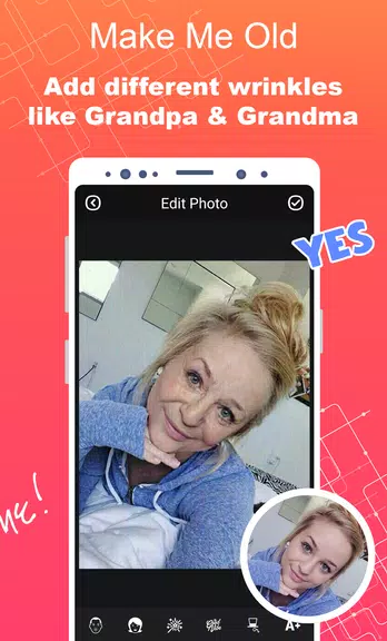 Make Me Old - Aged Face Maker Скриншот 1