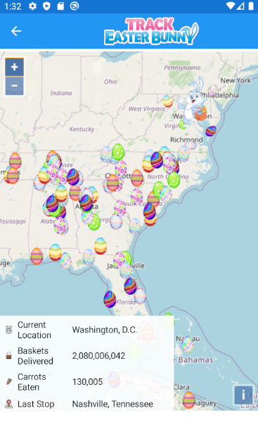 The Easter Bunny Tracker Screenshot 2