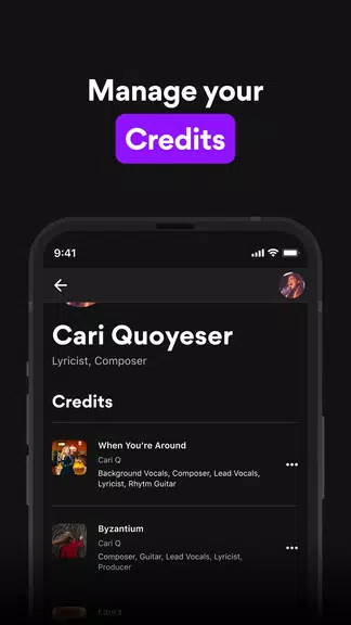 Musixmatch Pro for Artists Capture d'écran 3