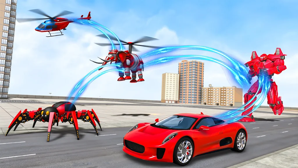 Spider Robot Games: Robot Car Ekran Görüntüsü 2