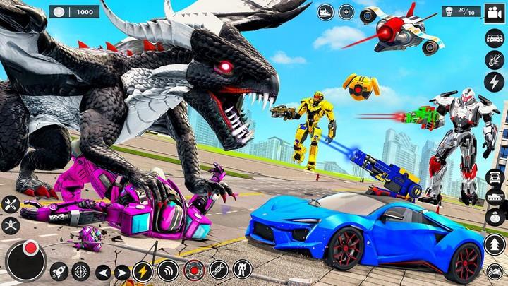 Dragon Robot Car Transform ဖန်သားပြင်ဓာတ်ပုံ 1