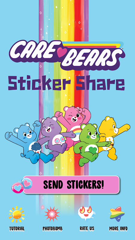 Care Bears Sticker Share Capture d'écran 1