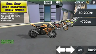 Motorbike 3D Drag Race Screenshot 1