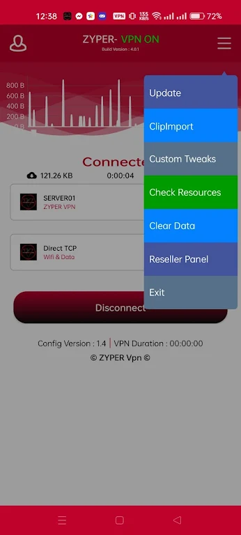 DP Tunnel VPN - Super Fast Net স্ক্রিনশট 2