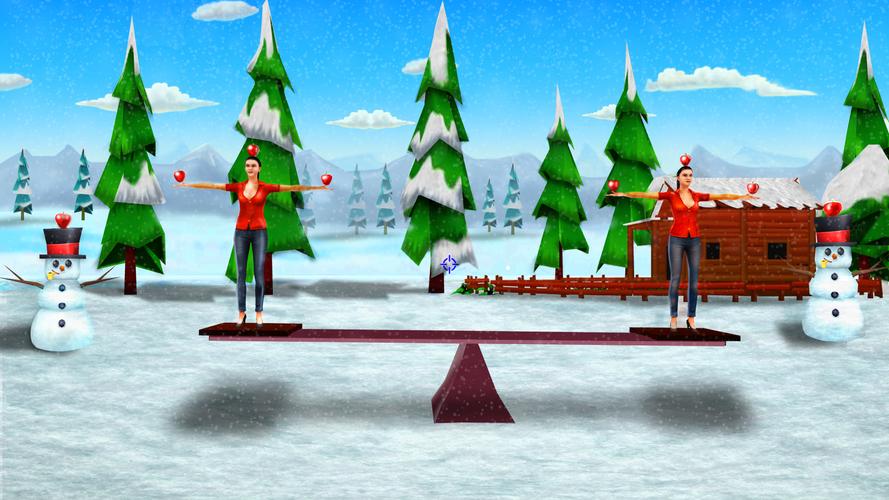 Apple Shooter Game - 3D Capture d'écran 3