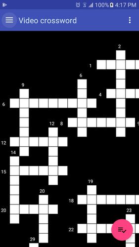 Video Crossword Screenshot 0