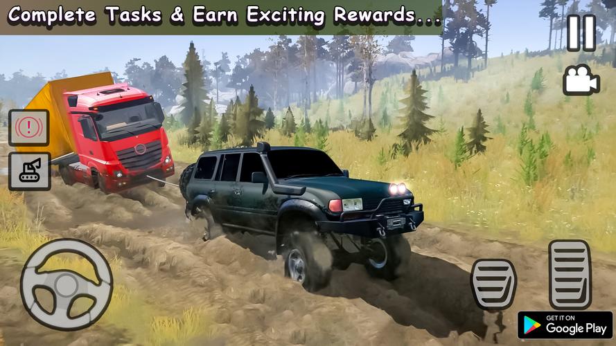 Prado Offroad Jeep Simulator Capture d'écran 1