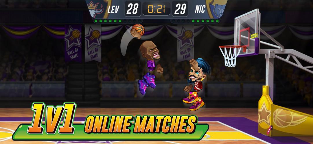 Basketball Arena: Online Game ภาพหน้าจอ 0