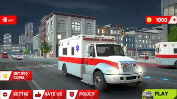 city ambulance game Captura de tela 0