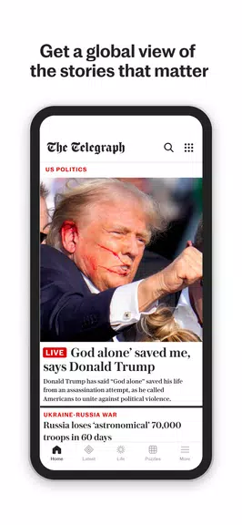The Telegraph UK Latest News Tangkapan skrin 0