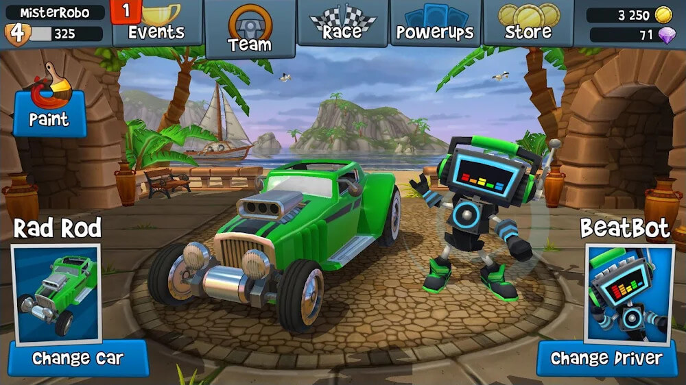 Beach Buggy Racing 2 Mod स्क्रीनशॉट 2