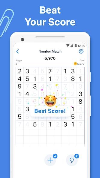 Number Match - Number Games Mod ภาพหน้าจอ 1