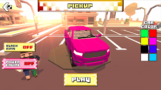 Blocky Car Racer - racing game Capture d'écran 2