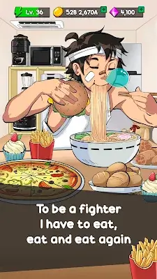 Food Fighter Clicker Games Capture d'écran 0