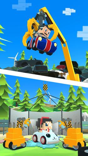 Blocky Racer Captura de tela 3