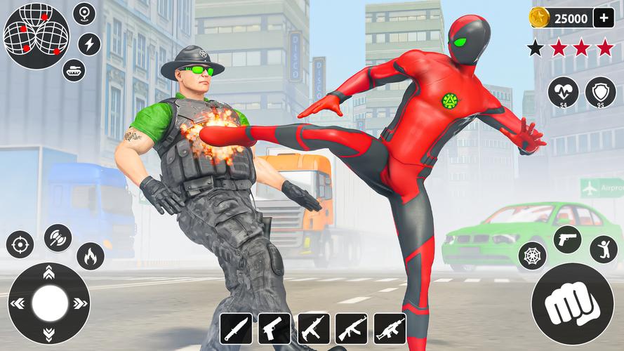 Rope Spider Hero: Spider Games Captura de pantalla 2