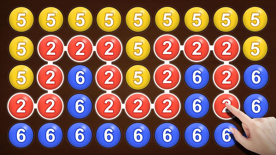 Merge bubble - Number game Скриншот 1