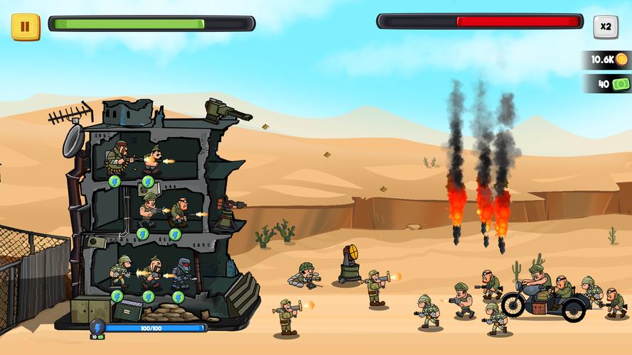 World War Army Defense: TD WW2 স্ক্রিনশট 2