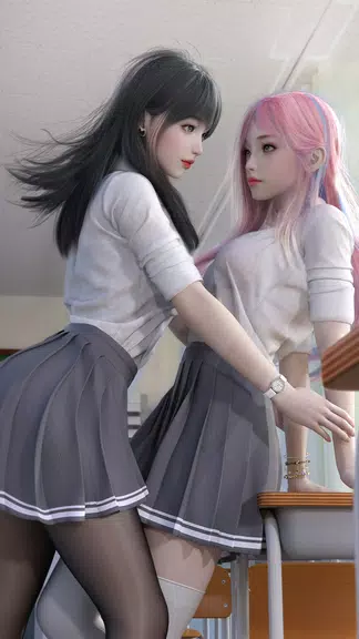 Sexy Anime Girls Wallpapers HD Tangkapan skrin 1