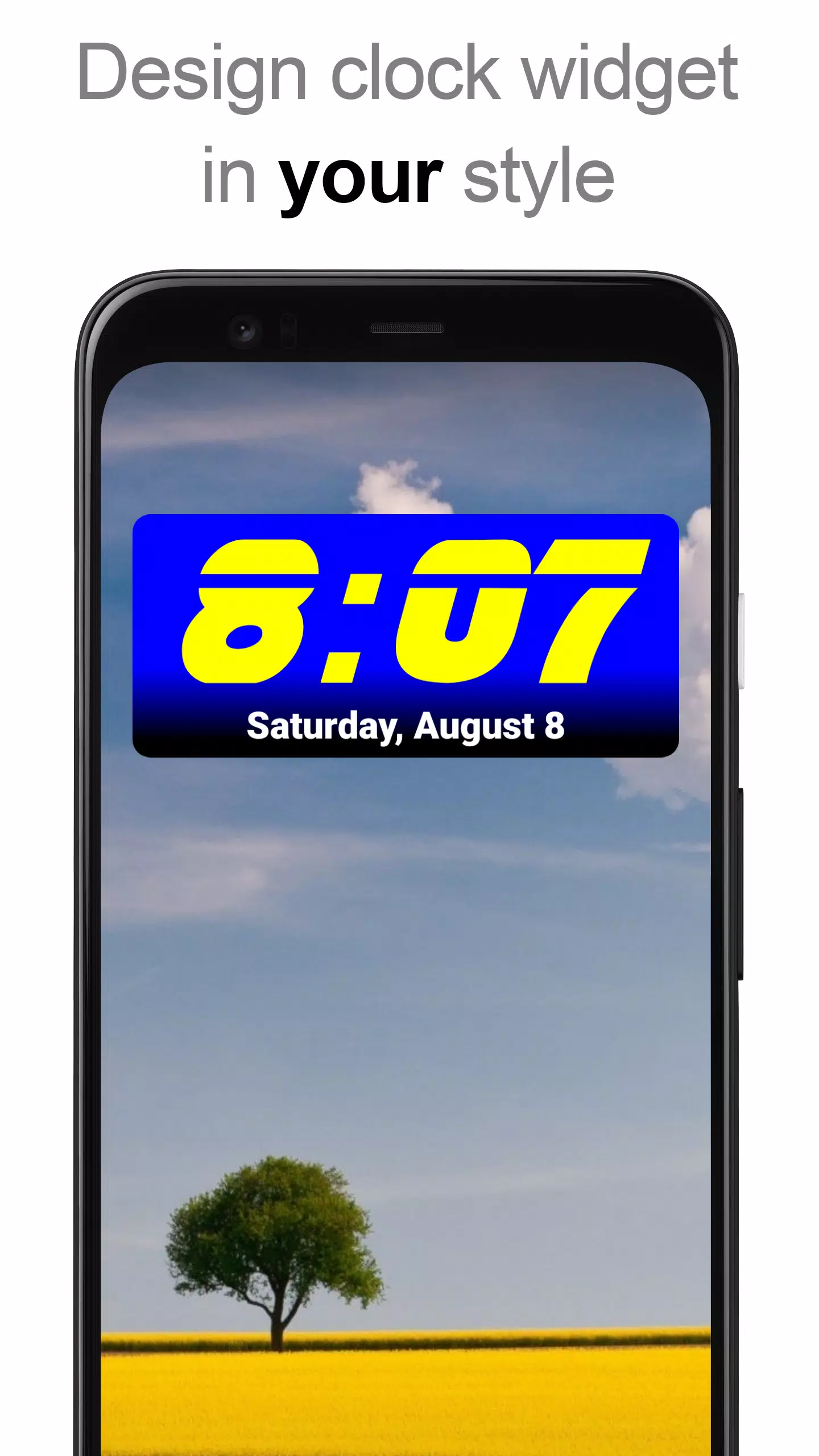 DIGI Clock Widget Screenshot 1