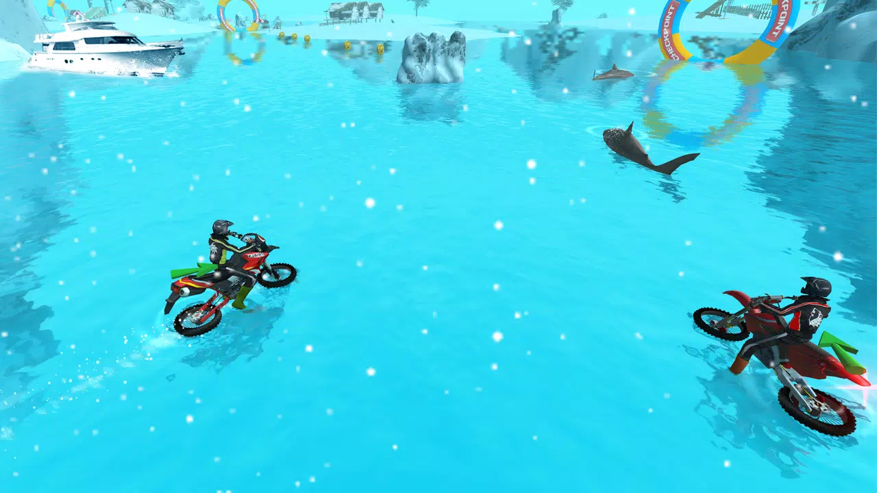 Bike Racing : Water Bike Games Schermafbeelding 2