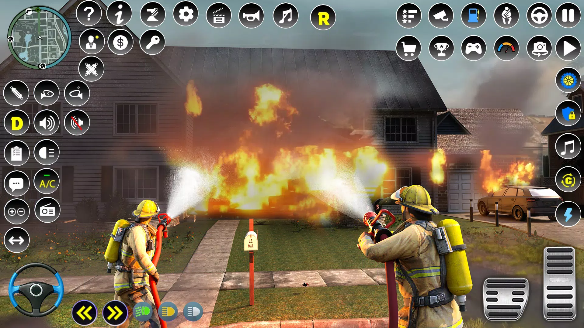 Firefighter :Fire Brigade Game Captura de tela 0