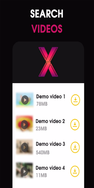 X Sexy Video Downloader Tangkapan skrin 1