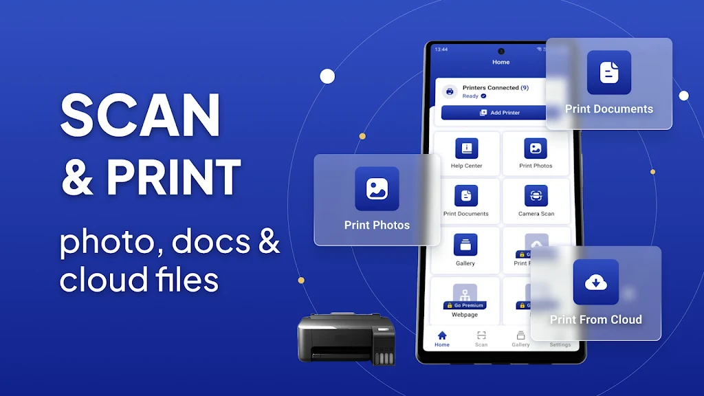 Mobile Printer: Print & Scan Ảnh chụp màn hình 1