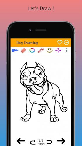 How to Draw Dog Step by Step Captura de tela 3