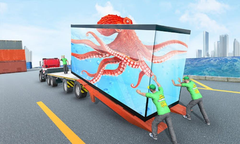 Sea Animal Transporter 2018: Truck Simulator Game Captura de tela 2